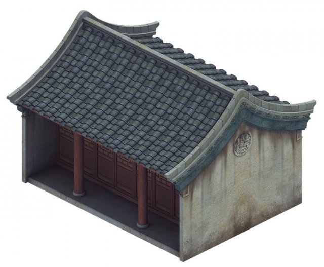 heyang city - house 02 3Dモデル .c4d .max .obj .3ds .fbx .stl .blend 