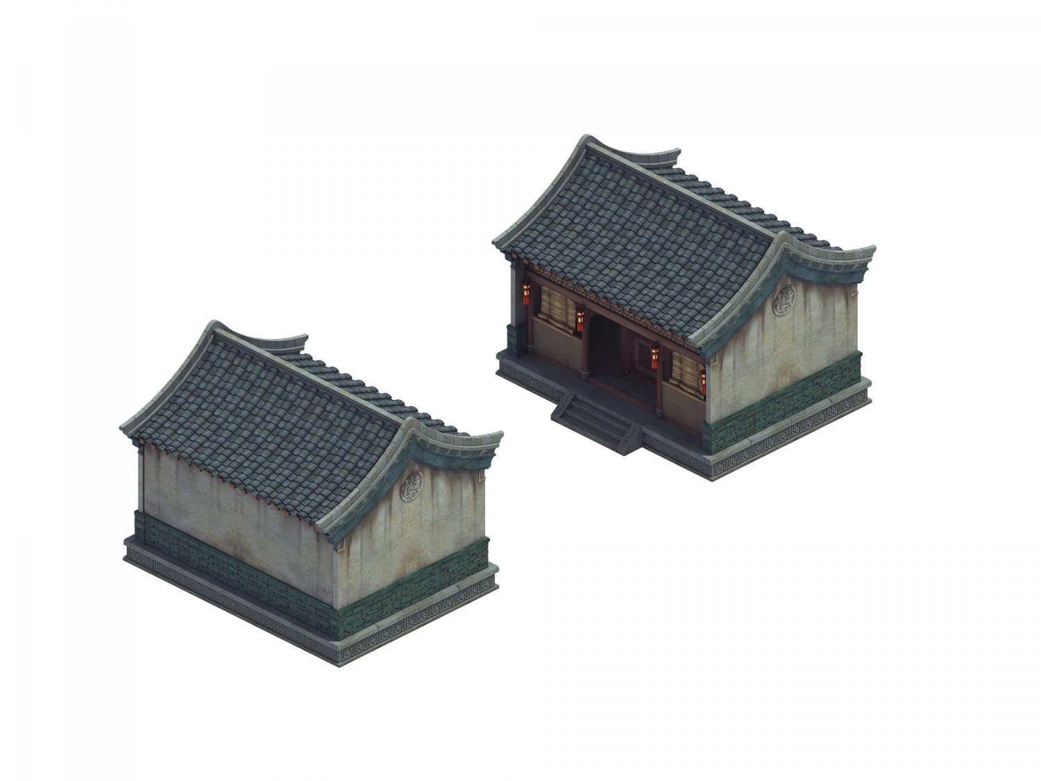 heyang city - house 05 3D Model .c4d .max .obj .3ds .fbx .stl .blend