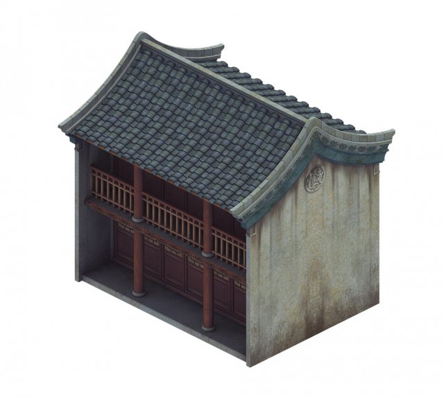 heyang city - residential 06 3D-Modell .c4d .max .obj .3ds .fbx .stl .blend 