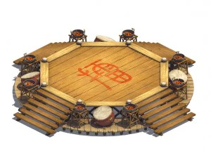 river city - contest the arena 3D Model