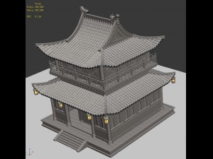 heyang city - double layer restaurant 3D 모델