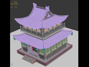 heyang city - double layer restaurant 3D 모델