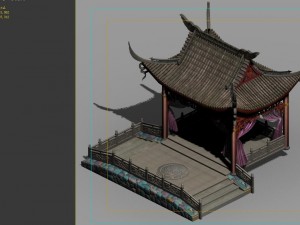 fox xiange - gazebo 3D Model