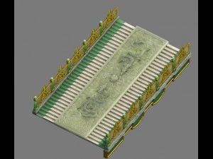 imperial - escadas - pedra guardi&atilde; Modelo 3D