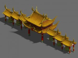 città imperiale - la torre dell'orologio Modello 3D