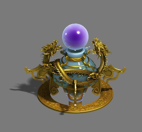 imperial - decoration dragon ball 3D-Modell .c4d .max .obj .3ds .fbx .stl .blend 