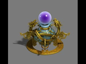 帝国-装饰龙珠 3D 模型