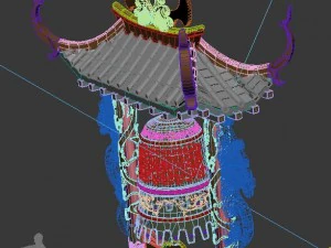 imperial - decoration bell tower 3D Model