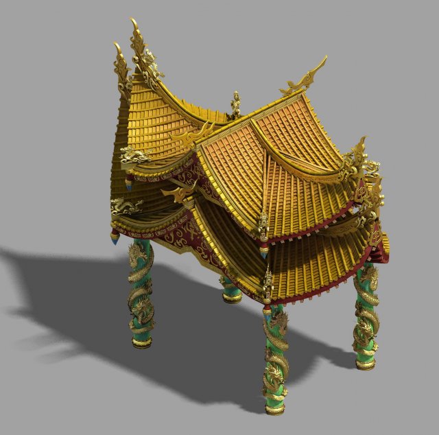 palace - great palace 3D 模型 .c4d .max .obj .3ds .fbx .stl .blend 
