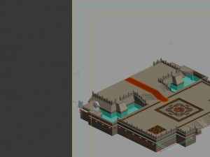 palace - the surface - guardrail 3D Model