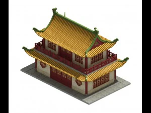 saray - sarayın ikinci katı 03 3D Model