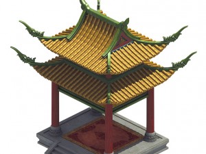 palace - fang ting 11 Modèle 3D