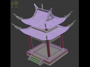 palace - fang ting 11 Modèle 3D