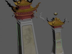 palace - high-rise view of the building 3D मॉडल