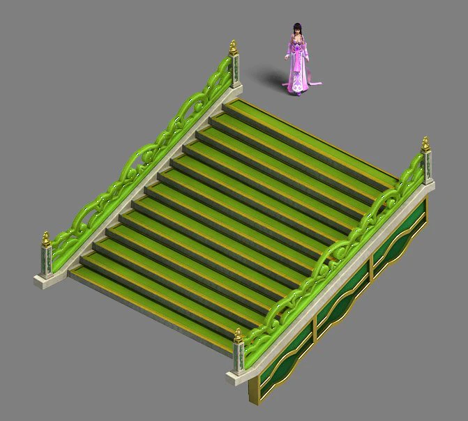 palace - stairs 3D Model .c4d .max .obj .3ds .fbx .stl .blend 