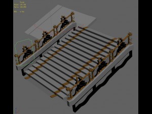 palace - stairs 02 3D Model