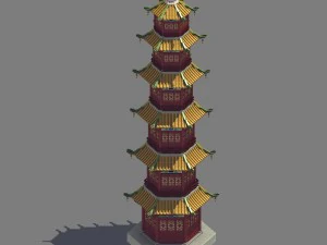 palacio - torre 03 Modelo 3D