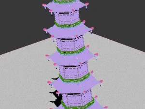 palace - tower 03 3D 모델