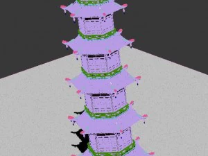 palace - tower 03 3D Model