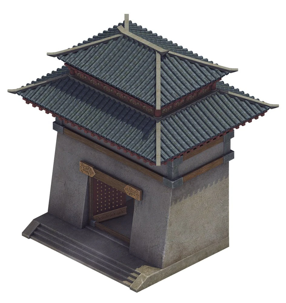 palace - small door 3D Model .c4d .max .obj .3ds .fbx .stl .blend 