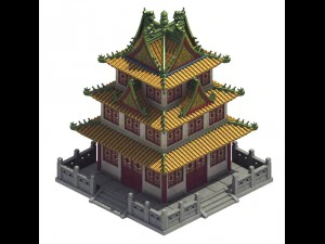 istana - aula utama 07 Model 3D