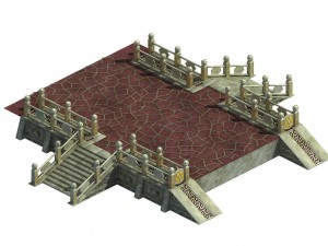 palace - corridor aisle 3Dモデル