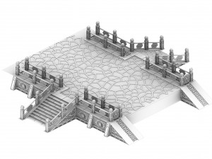 palace - corridor aisle 3D Model
