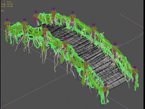 wedding - wooden bridge Modello 3D