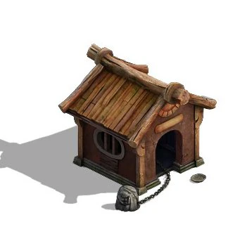 family - dog house 3D Model .c4d .max .obj .3ds .fbx .stl .blend