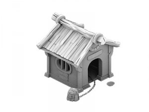 family - dog house 3D-Modell