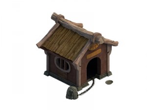 family - dog house 3D-Modell