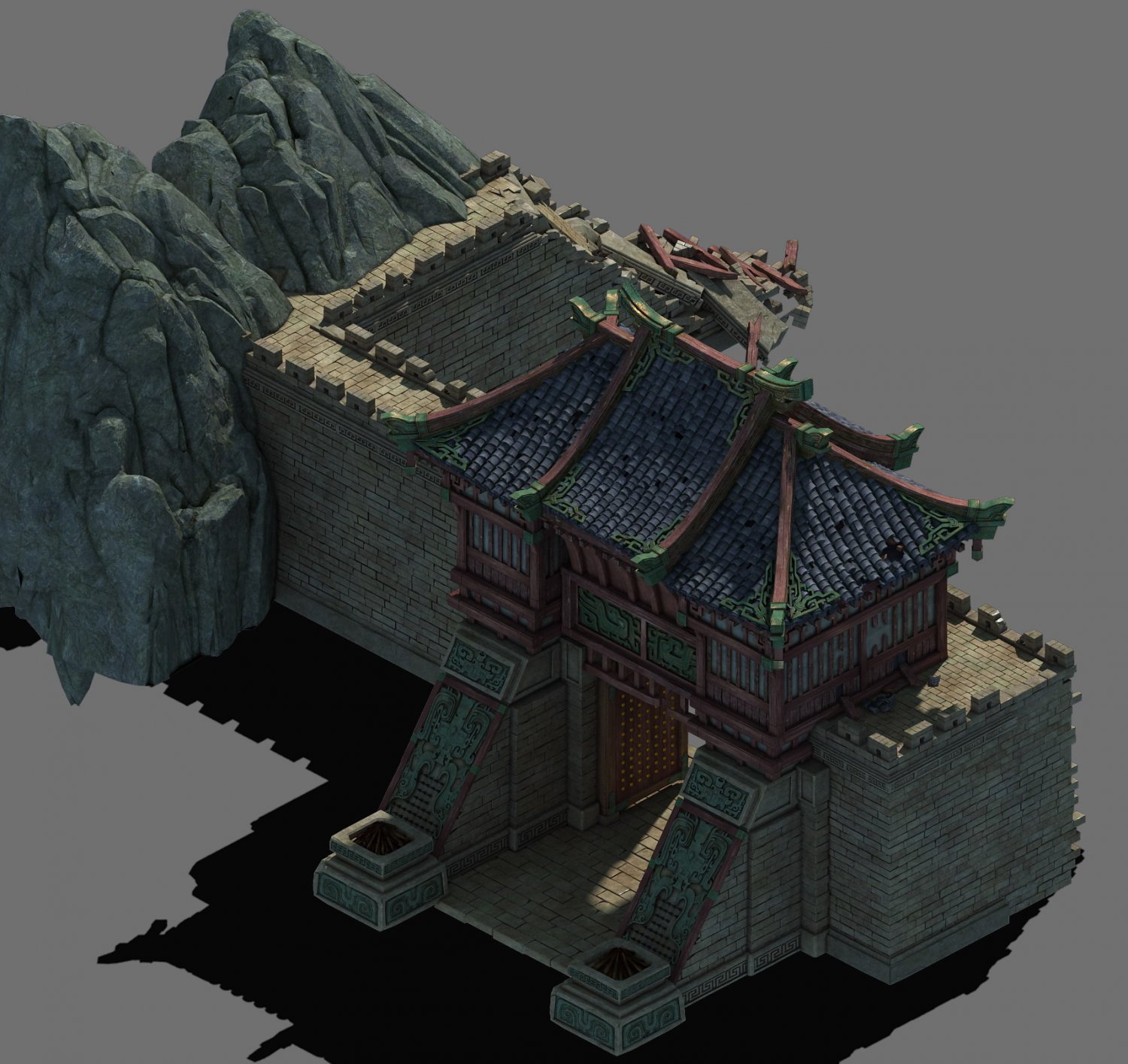 Gate 3d model