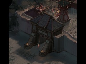 family defense battlefield - city gate 3D Model