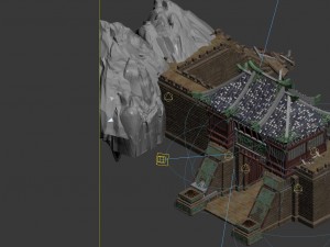 family defense battlefield - city gate 3D Model