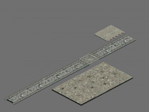family defense battlefield - surface Modelo 3D