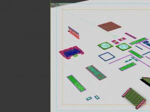 building floor - components 3D Model