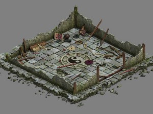 building - house ruins 02 3D Model
