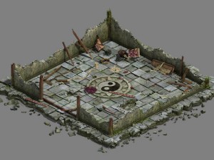 building - house ruins 02 Modèle 3D