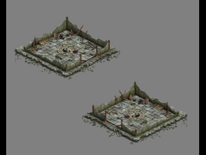 building - house ruins 02 Modèle 3D