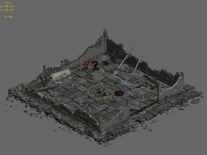 building - house ruins 02 Modèle 3D
