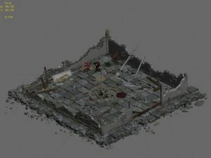 building - house ruins 02 3D Model