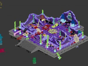 building - house ruins 3D Model