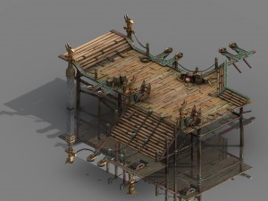 building - pier 01 Modèle 3D