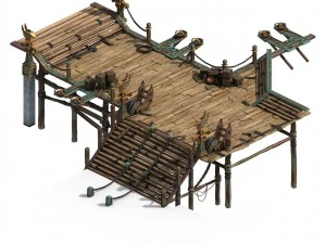 building - pier 01 3D Model