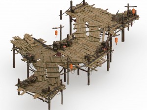 building - pier 02 3D 모델