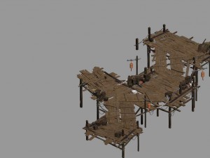 building - pier 02 3D 모델