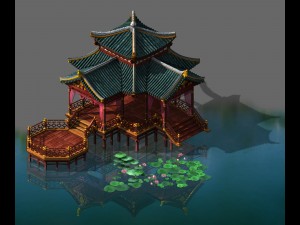 building - water loft Modèle 3D