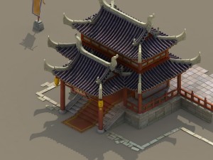building - prefecture Model 3D