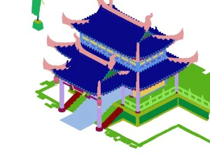 building - prefecture 3D Model