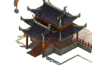building - prefecture 3D Модель